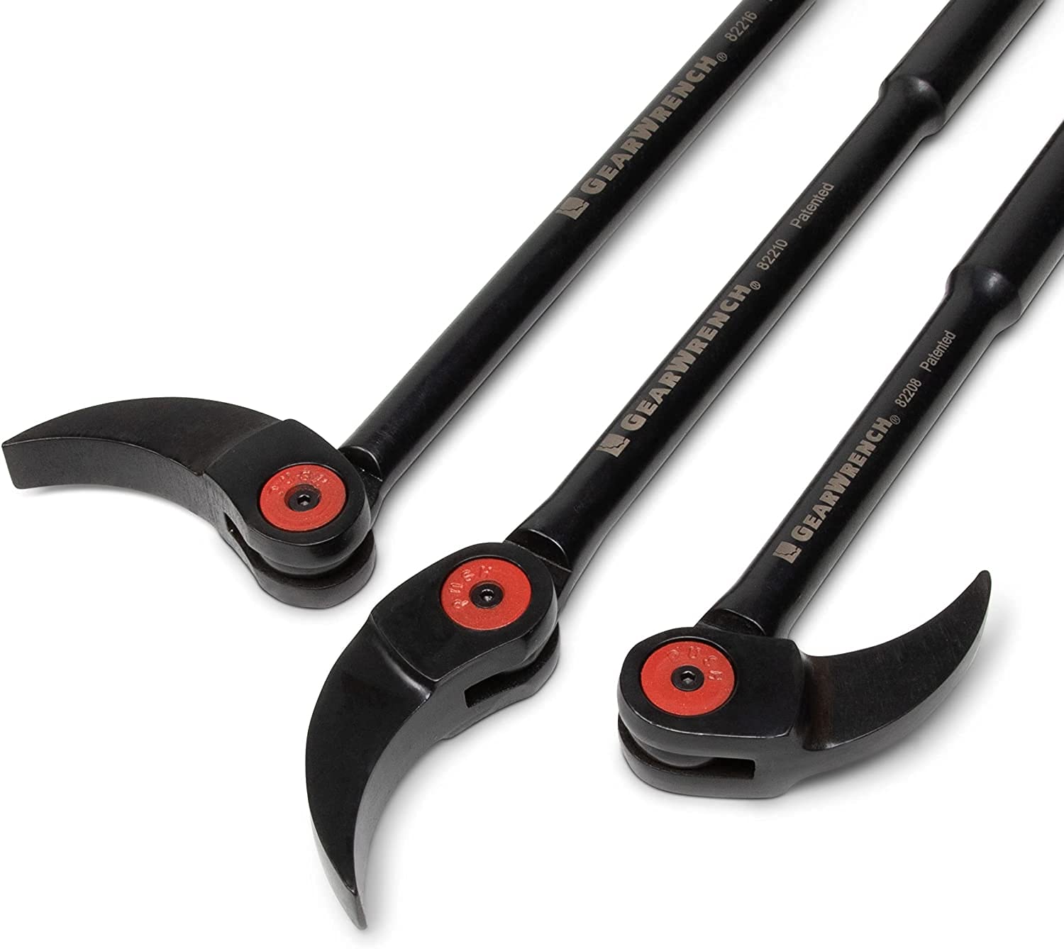 3 Pc. GEARWRENCH Indexing Pry Bar Set 8", 10" & 16" - 82301D