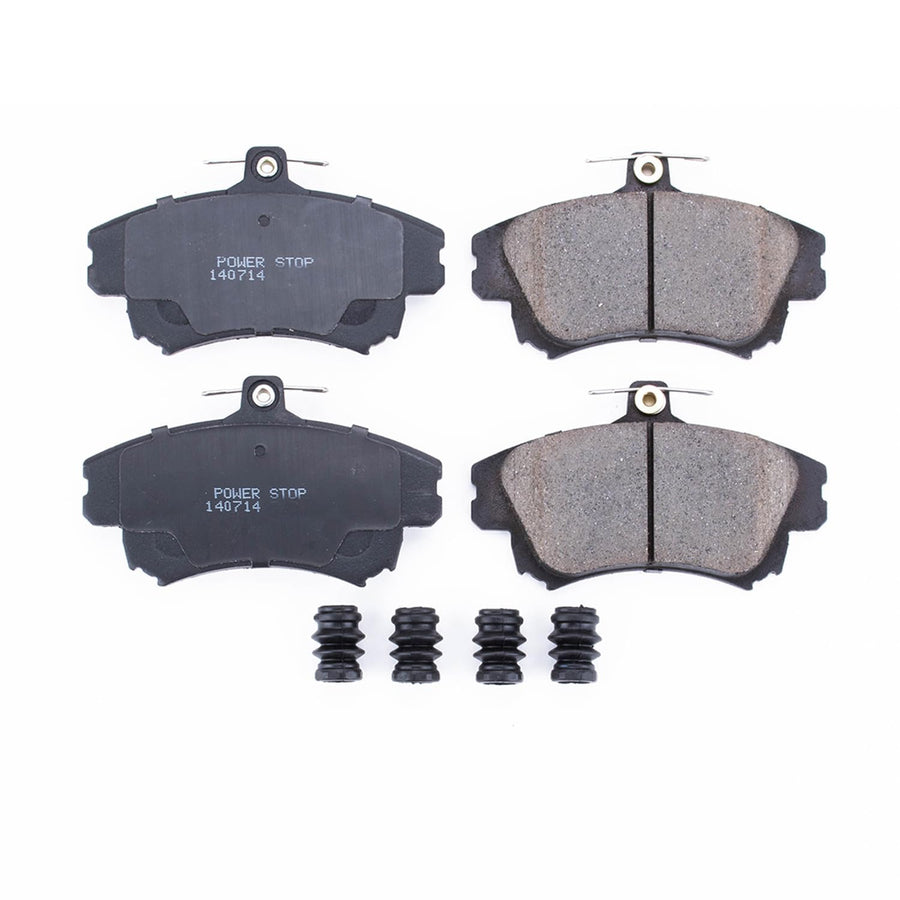 Power Stop Brake Kit Front For Volvo S40 2000-04 | Volvo V40 2000-04 - Ceramic Brake Pads With Installation Hardware, 17-837