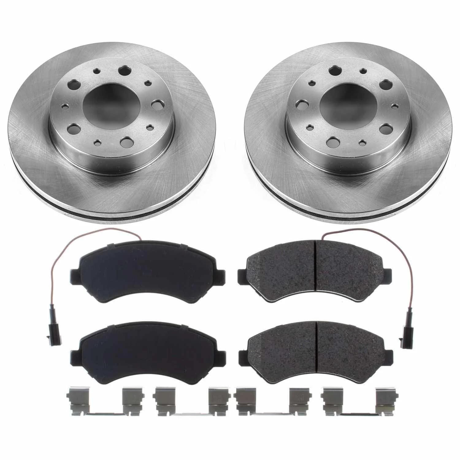 Power Stop KOE7306 Front Replacement Brake Kit-OE Brake Rotors & Ceramic Brake Pads For Ram ProMaster 1500, 2500, Ram ProMaster 3500 [Model Specific]