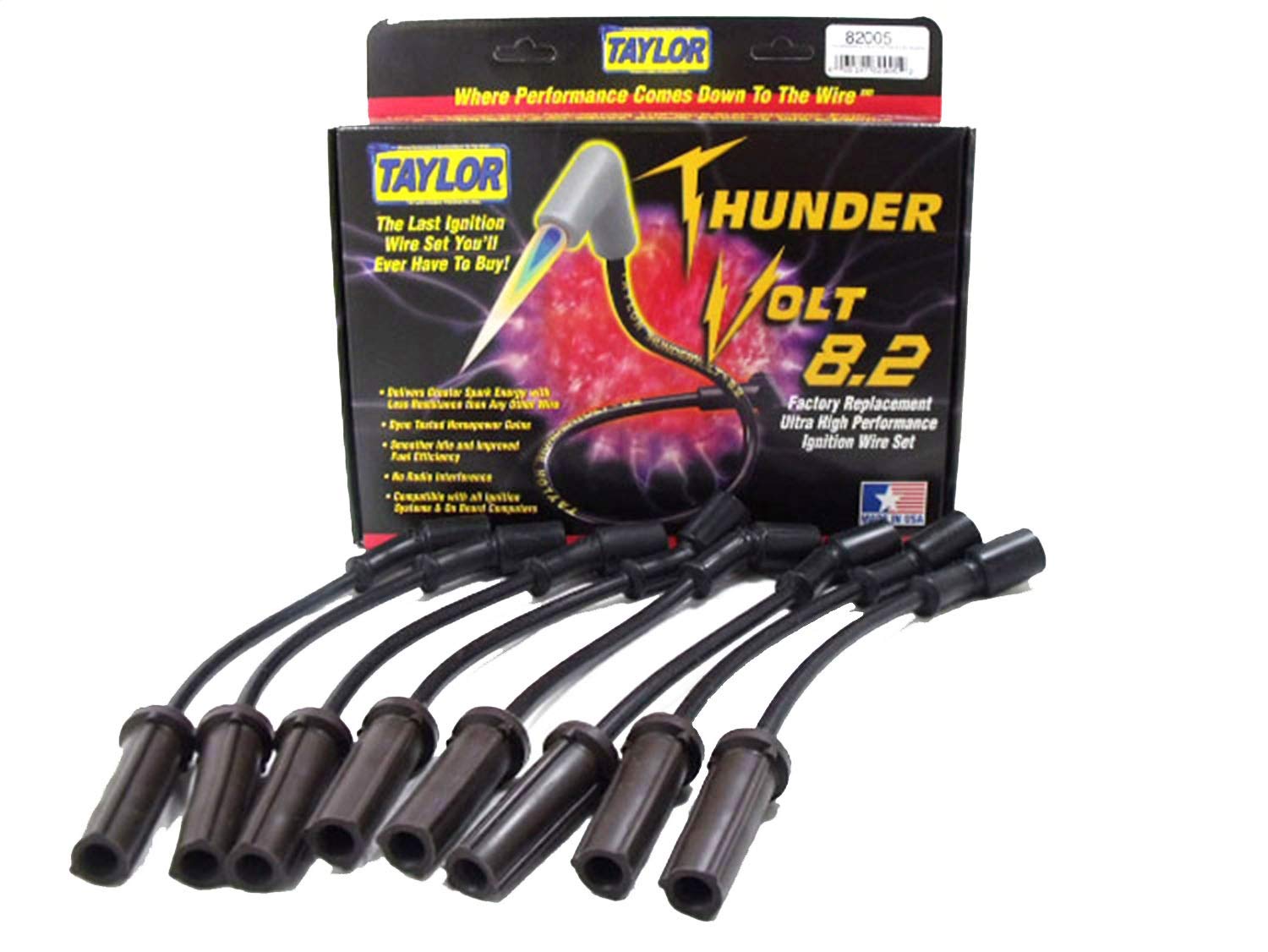Thundervolt 8.2 Taylor Cable custom 8 cyl black
