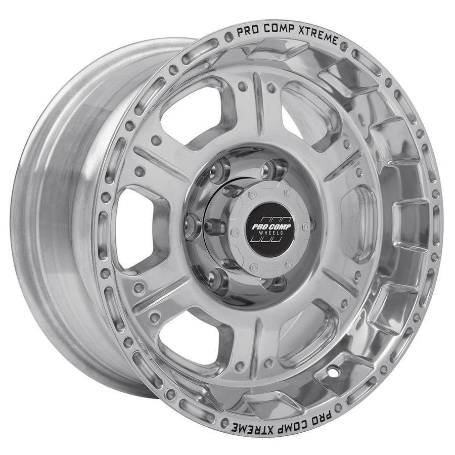 Pro Comp Wheels Patriot Series 3176-7973 76 Size 17x9 Bolt Pattern 5x5 in. Back Space 4.75 in. -6mm Offset Max Load 2500lbs Gloss Black/Machined