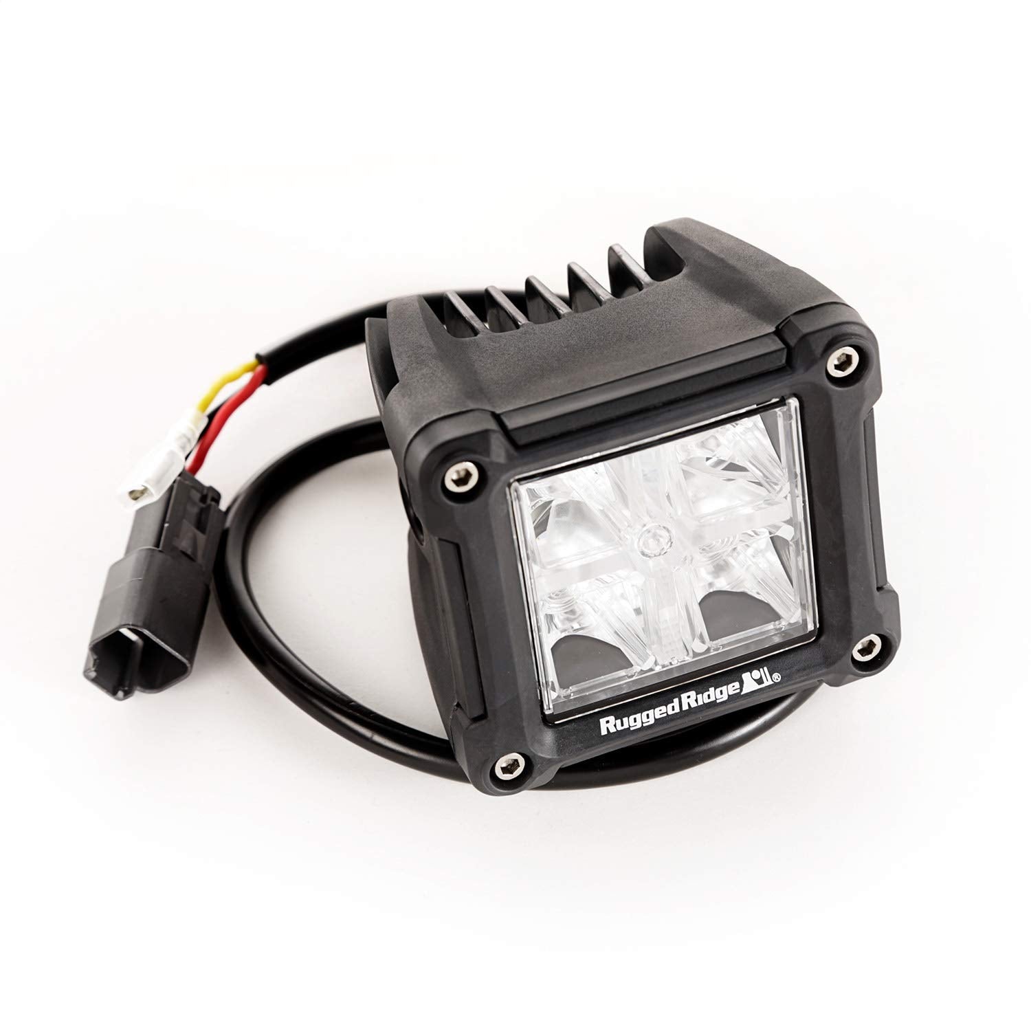 Light Kit Rugged Ridge | 3", LED, Cube, Combo High/Low Beam | 15209.30 | Fits Universal