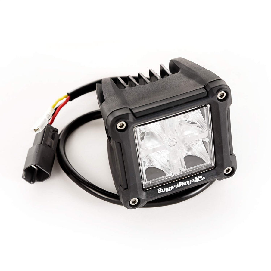Light Kit Rugged Ridge | 3", LED, Cube, Combo High/Low Beam | 15209.30 | Fits Universal