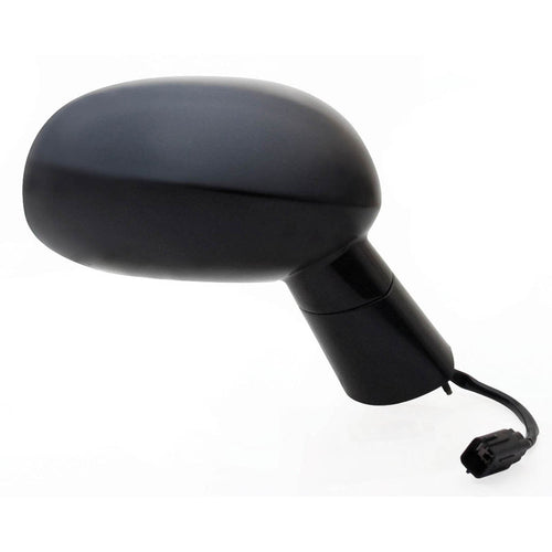 Fit System Mirror Passenger Side for Dodge Challenger, Black PTM, Foldaway, Power