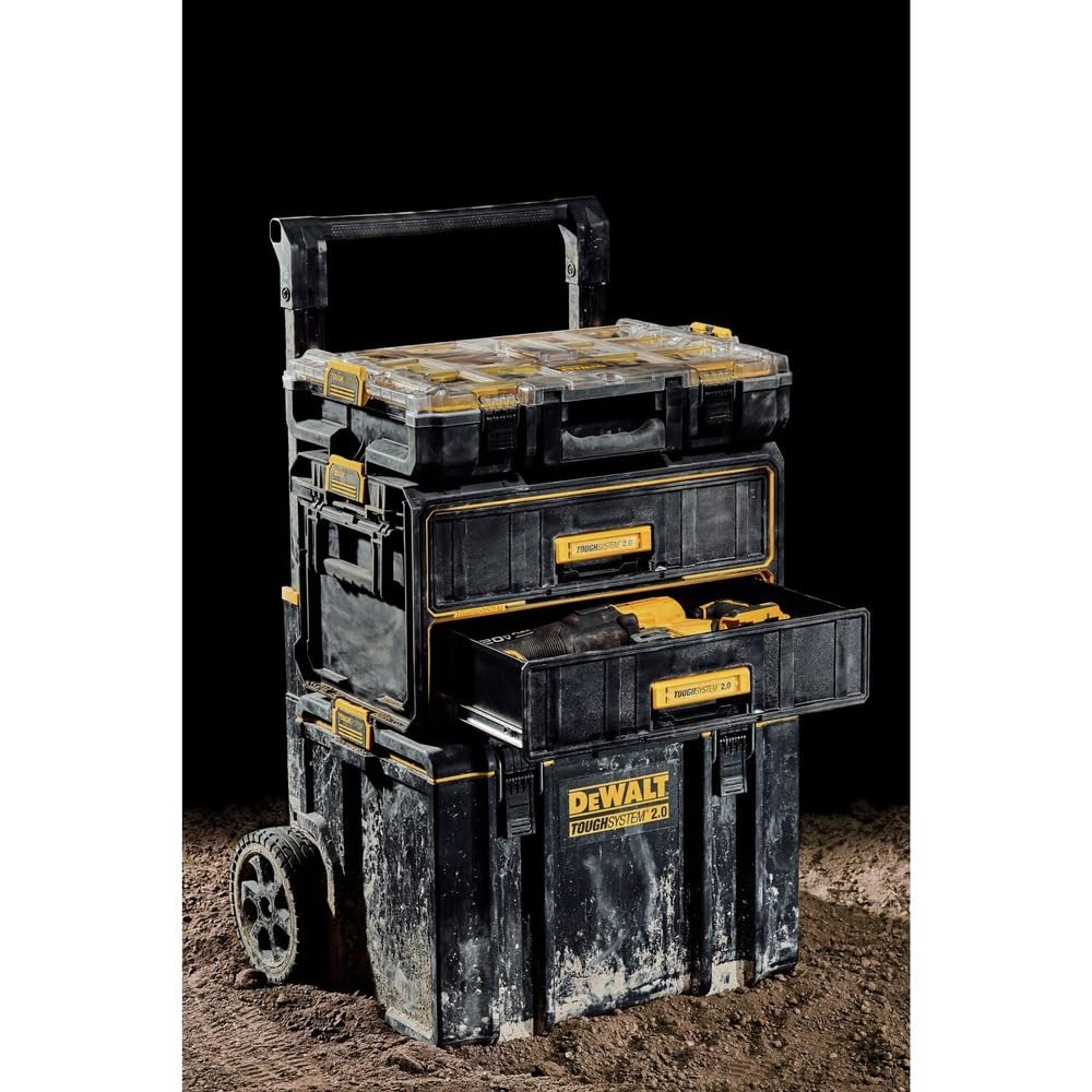 DEWALT Tool Box ToughSystem, 2.0 Two-Drawer, 21.8in. (DWST08320)