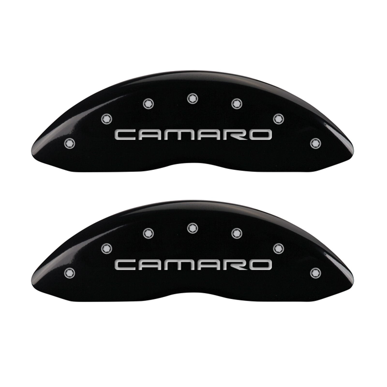Caliper Covers MGP 14027SCS4BK with Black Powder Coat Finish, (Set of 4)
