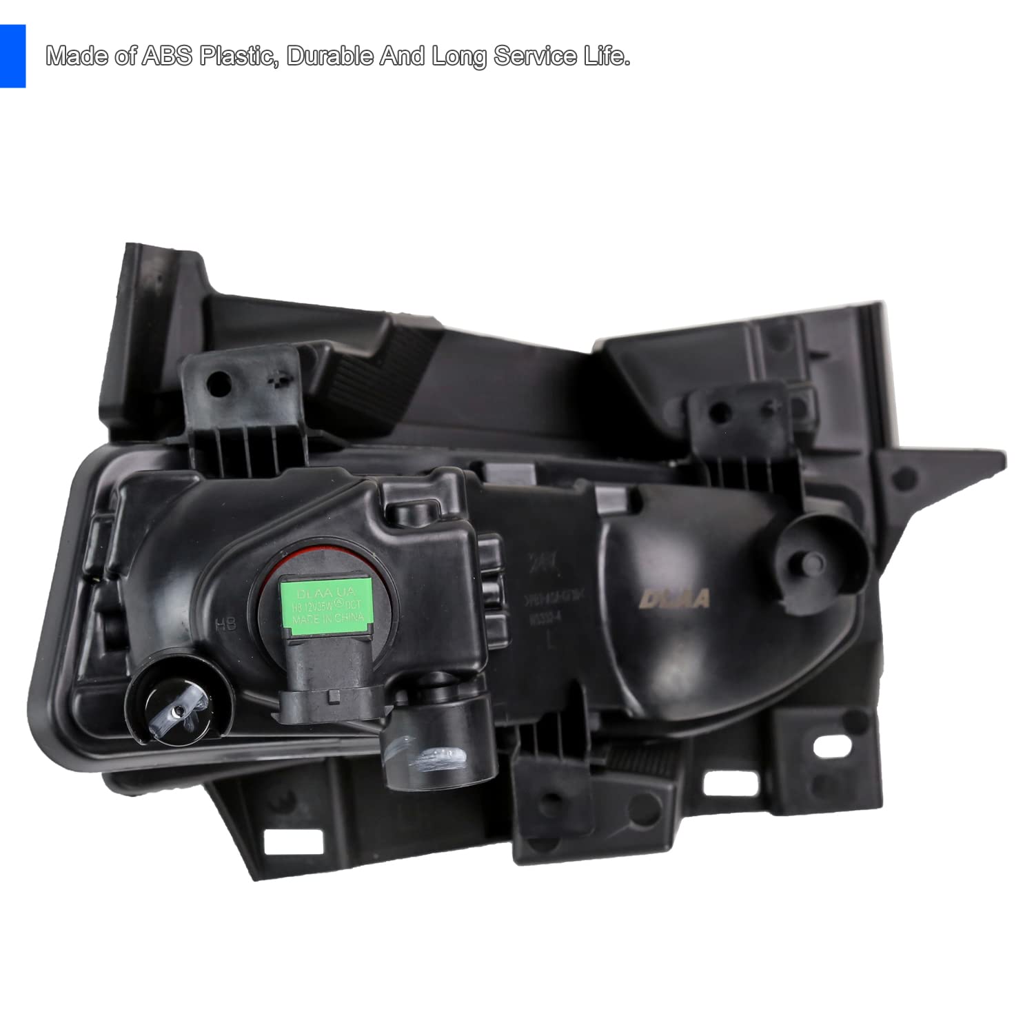 Fog Lamp Spec-D Tuning Clear Lens with OE Wiring and Switch Compatible with Nissan Versa 2020