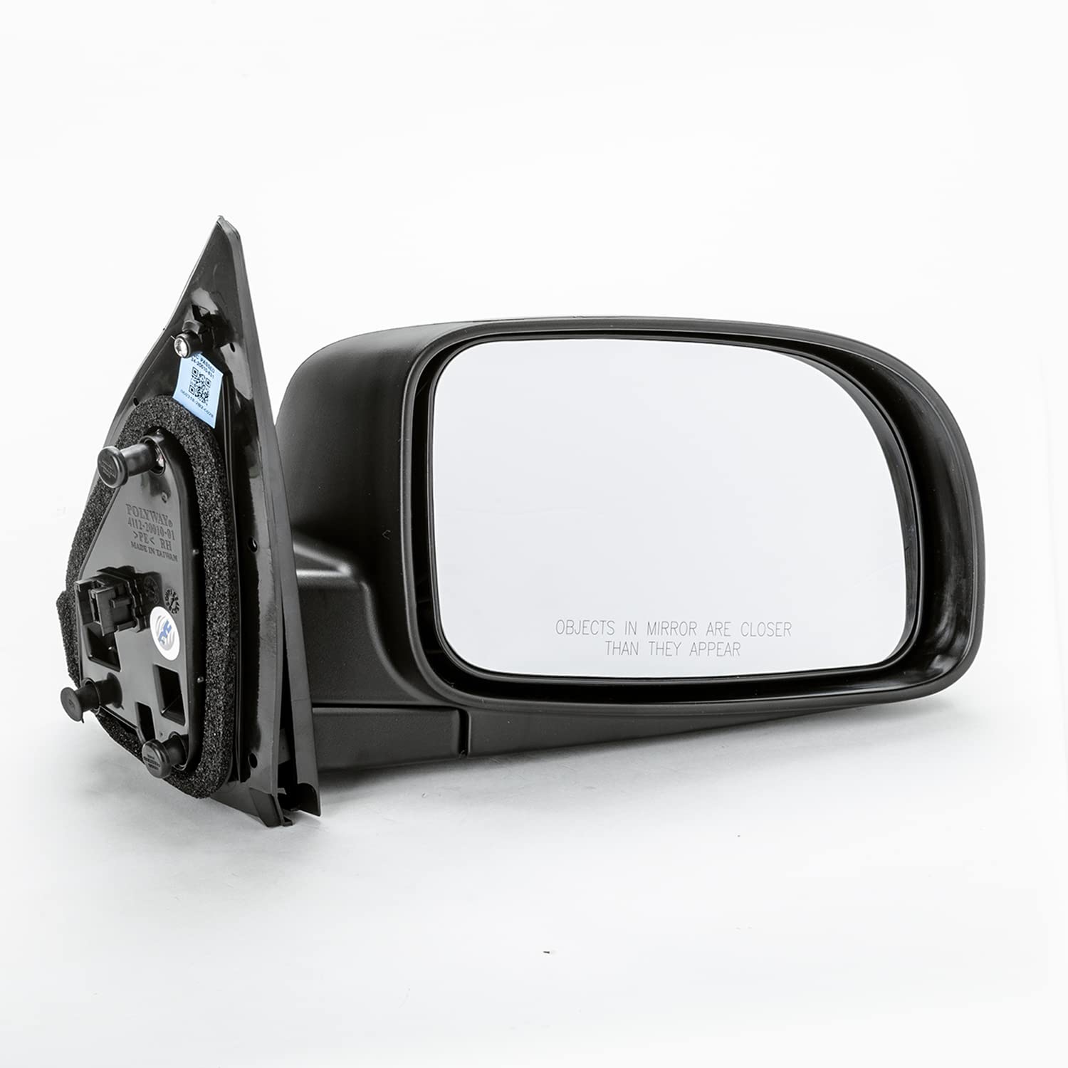 Hyundai Santa Fe TYC 7750031 Non Heated Power Replacement Passenger Side Mirror, Black