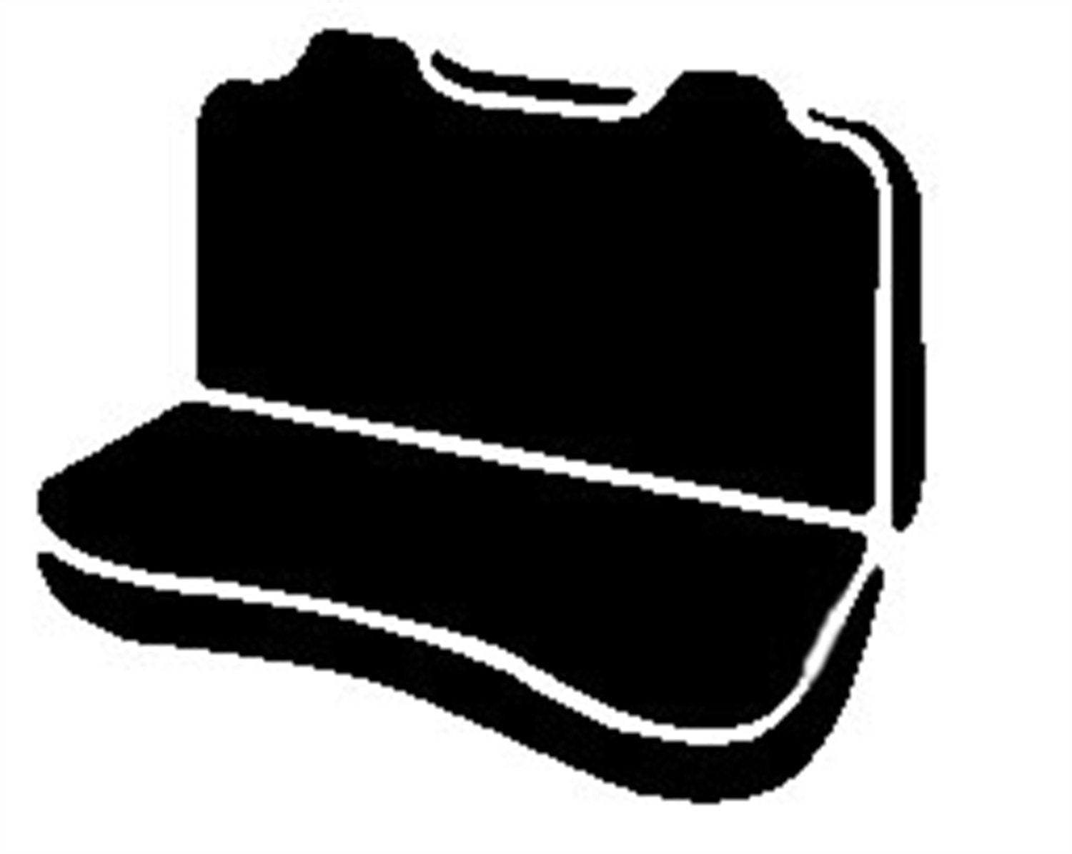 Fia Custom Fit TR49-16 WINE Front Seat Cover Split Seat 40/20/40 - Saddle Blanket, (Wine)
