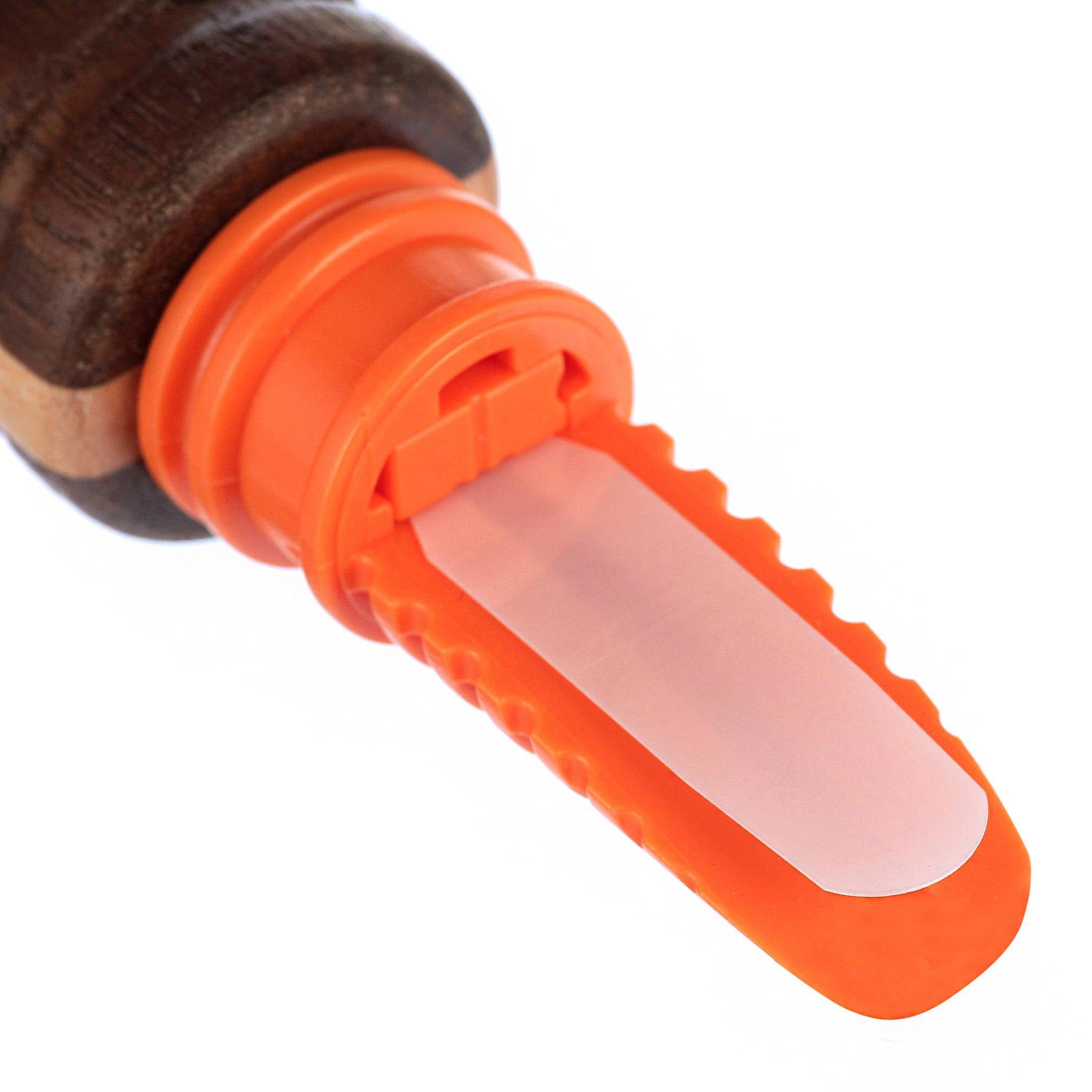 Carlton's Calls Series Whispering Cow Call | Hunters Specialties Hunting Accessories Easy-to-Use Realistic Sounds Open-Reed Elk Call - Lanyard Included