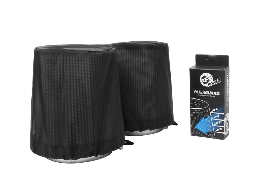 aFe Power Filter Wrap Prefilter - (8.50 x 6.50)" Base, (7.50 x 5)" Top, 10" Tall, #28-10033M, Black