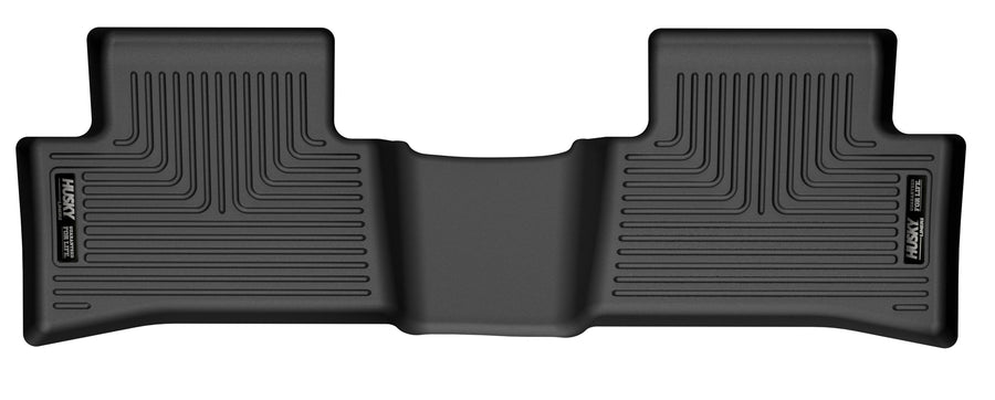 Husky Liners Floor Mats Weatherbeater | Fits 2022-2026 Toyota Corolla Cross (Front Wheel Drive Only) | 2nd Row, 1-pc Black - 16801