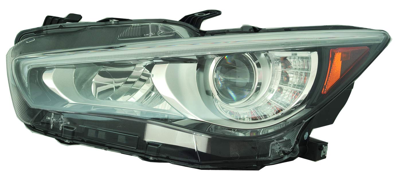 For Infiniti Q-50 18-23 / Hybrid 18 Headlight Full LED without Adaptive Headlight Driver Side | DOT Certified 26060-6HH7A | IN2502179 ACK