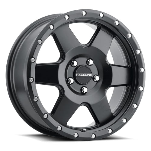 Raceline 946B BOOST Satin Black Wheel (18 x 8. inches /5 x 127 mm, 35 mm Offset)