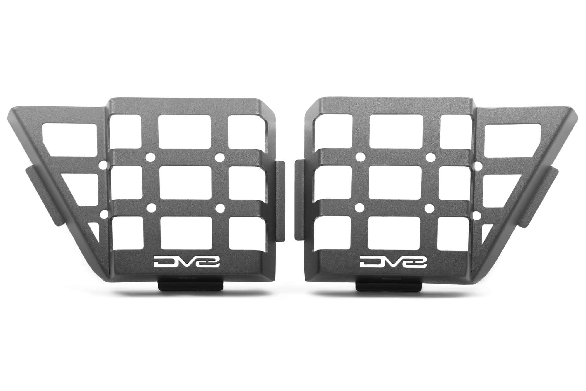 Rear Door Pocket Molle Panels DV8 Offroad for The 2021-2025 Ford Bronco 4-Door | Includes Rear Driver & Passenger Side Panels | Increased Door Pocket Storage | Uniquely Shaped to Fit a Water Bottle