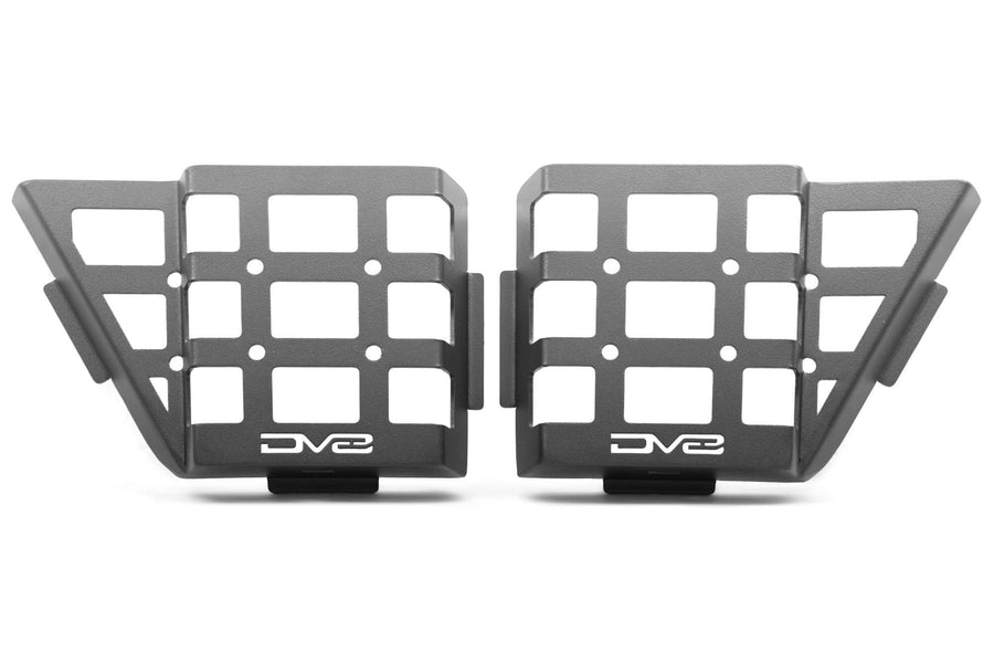 Rear Door Pocket Molle Panels DV8 Offroad for The 2021-2025 Ford Bronco 4-Door | Includes Rear Driver & Passenger Side Panels | Increased Door Pocket Storage | Uniquely Shaped to Fit a Water Bottle