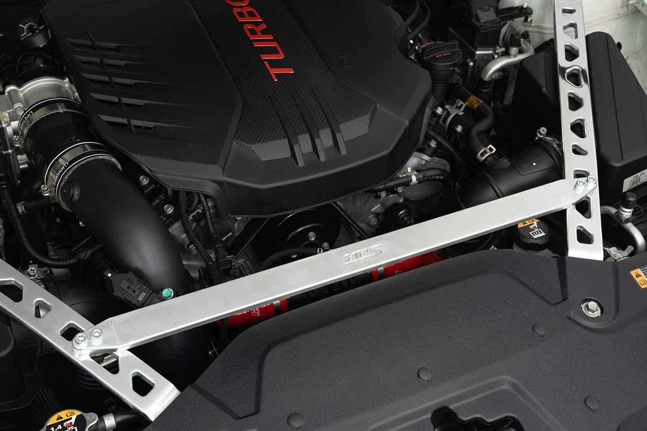 Polished HPS Performance Front Strut Bar Tower Brace Compatible for 2018-2022 Kia Stinger, 42-105P