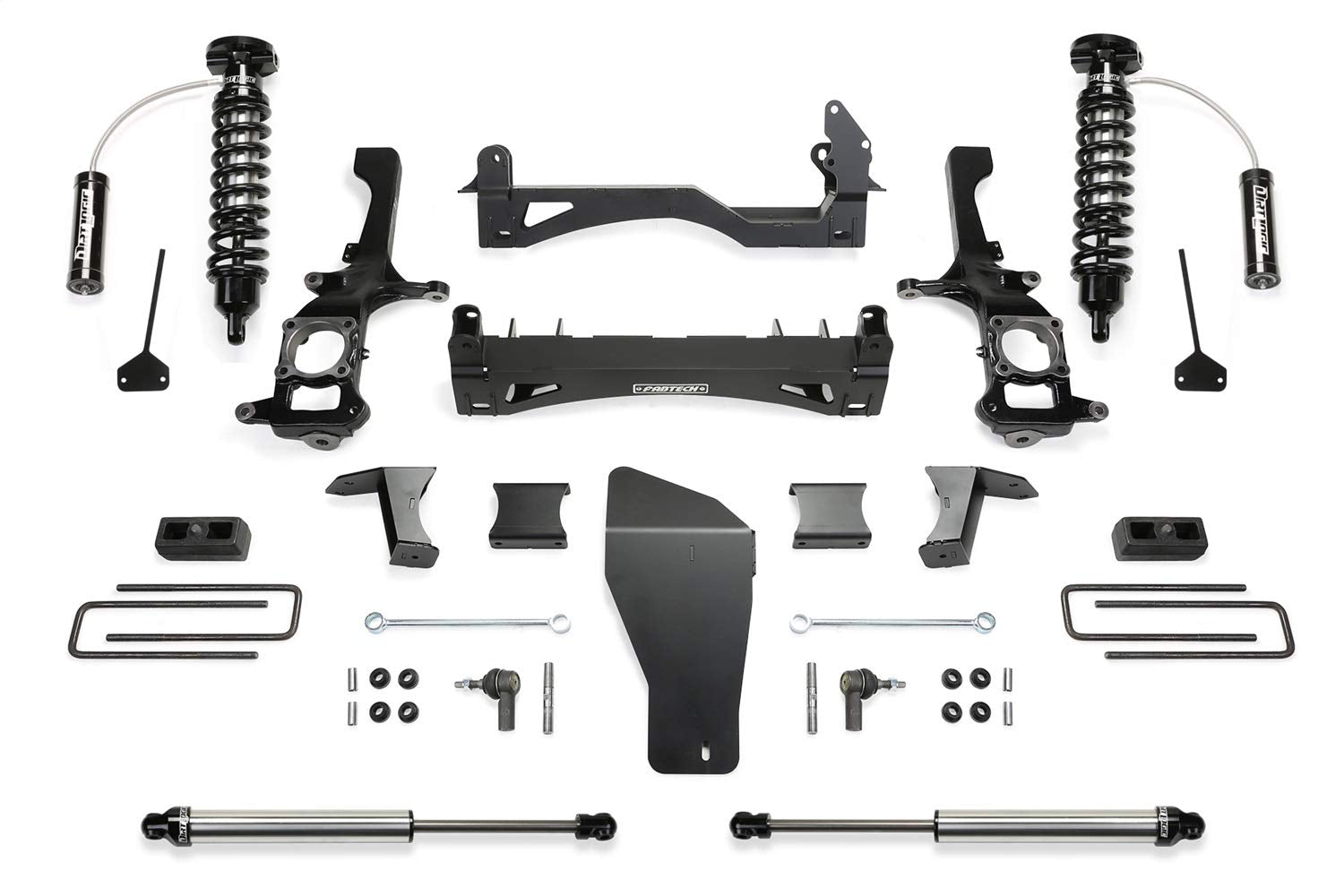 Fabtech Performance K6006DL Lift System 6 in. Lift w/Front Dirt Logic 2.5 Resi Coilovers Rear Dirt Logic 2.25 Shocks Lift System