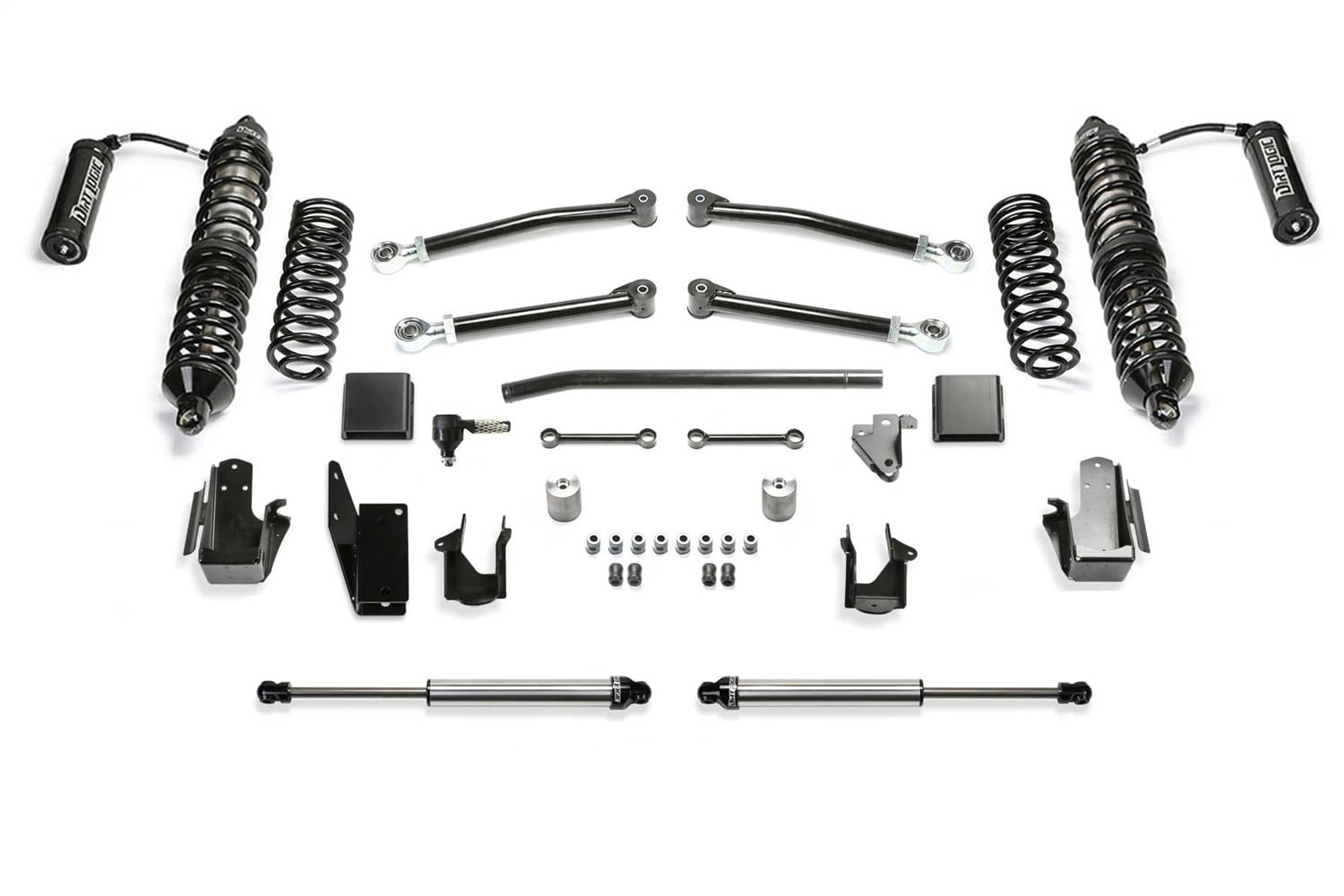 20-22 Jeep JT Fabtech 4WD Diesel 5in Trail w/DLSS 2.5 Coilover Resi & RR DLSS (K4215DL)