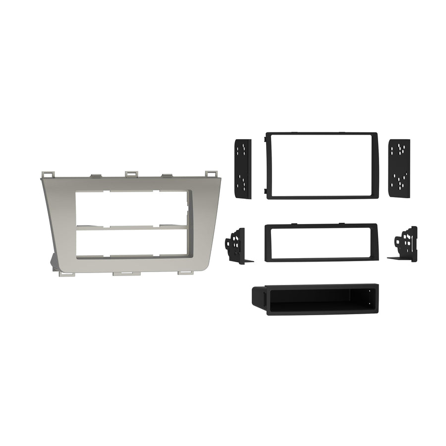 Metra Electronics 99-7511S Radio Installation Dash Kit Single DIN or Double DIN Fits 2009-2013 Mazda 6 (Silver)
