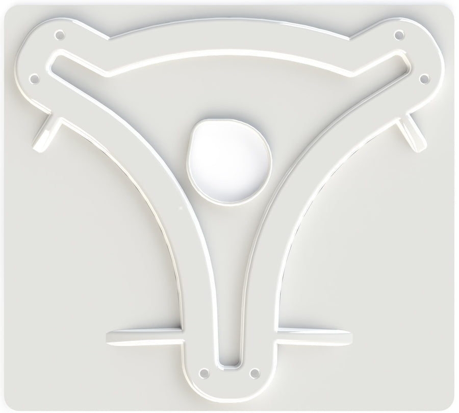 KING Antenna Mounting Plate MB8200 for KING Jack and OmniPro OTA Antennas, White