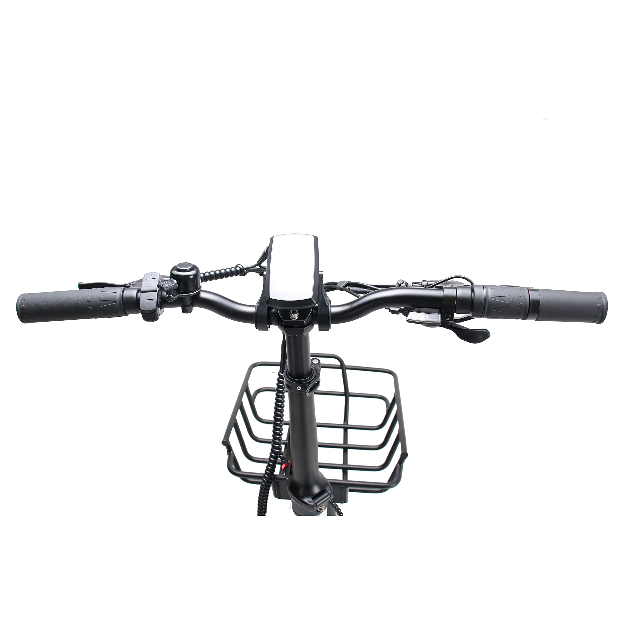 20EB-FOLSDSTBK Voltour 20" Deluxe Folding E-Bike with Step Thru Frame - 750W, Black