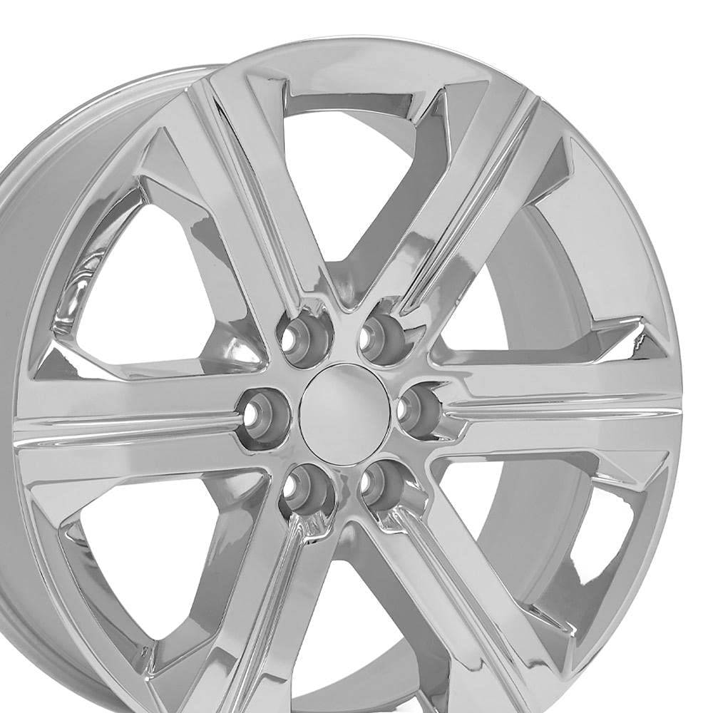 CV60-22090-6550-24C OE Wheels LLC Chrome Wheel Painted (22 x 9. inches /6 x 139 mm, 24 mm Offset)