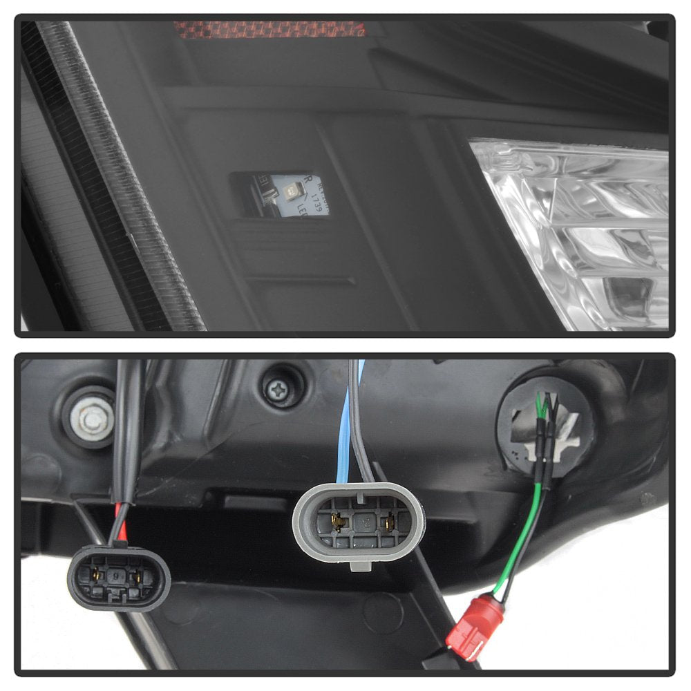 Spyder Auto 5085504 Spyder Nissan Titan 04-15 / Nissan Armada 04-07 Version 2 Projector Headlights - Black