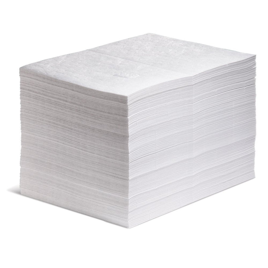 Oil Mat PIG - Oil-Only Absorbent Mat Pad - 200 Pads per Bag - 15" x 20" Pad - Absorbs up to 14 Ounces per Pad - MAT423