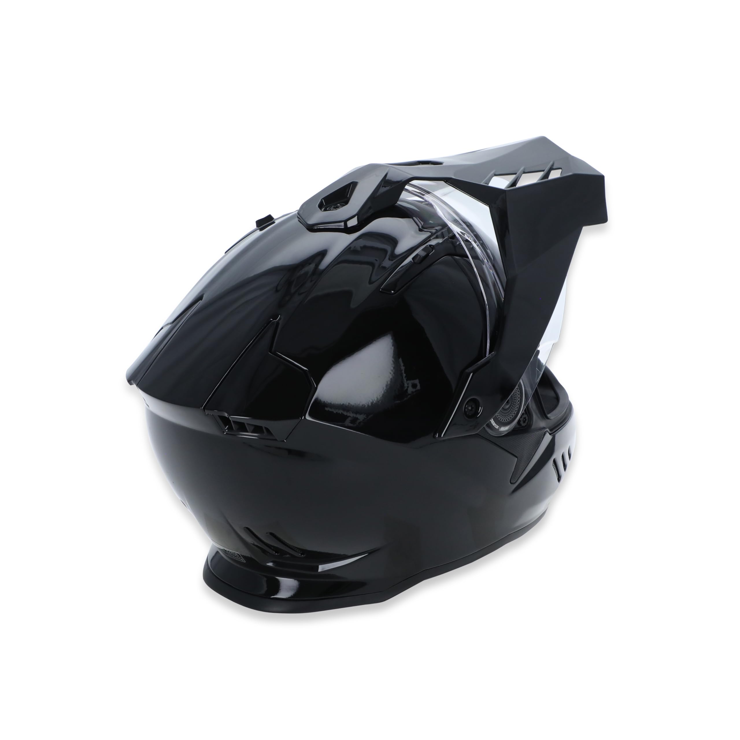 Simpson Bandit Xcursion Motorcycle Helmet - Black - Small | Off Road Dirt Bike UTV Motocross ATV | Full Face | Removable Peak | Clear Pinlock Anti-Fog Visor Shield | DOT ECE Certified (XB2SM)