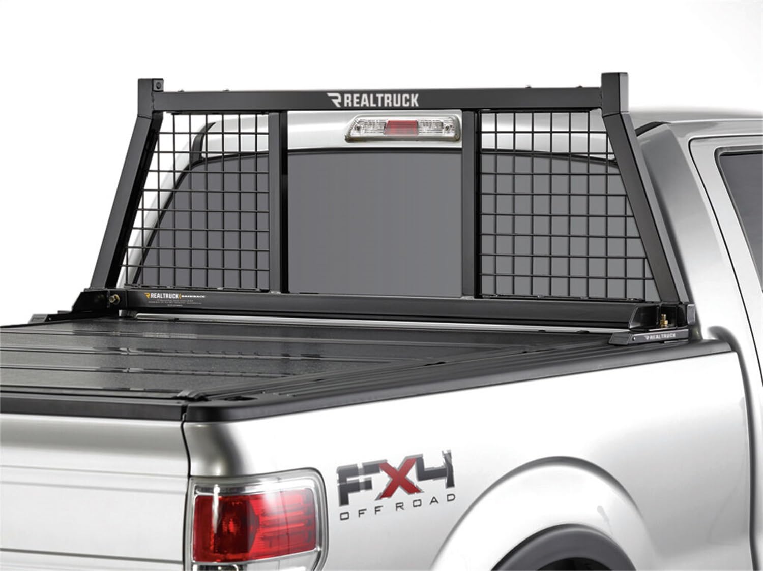 BACKRACK RealTruck Half Safety Rack Frame Only | Black, No Drill | 149SM | Fits 2019-2025 Chevrolet/GMC Silverado/Sierra 1500; 2008-2019 & 2022-2025 Toyota Tundra; 2004-2025 Ford F-150 & Others