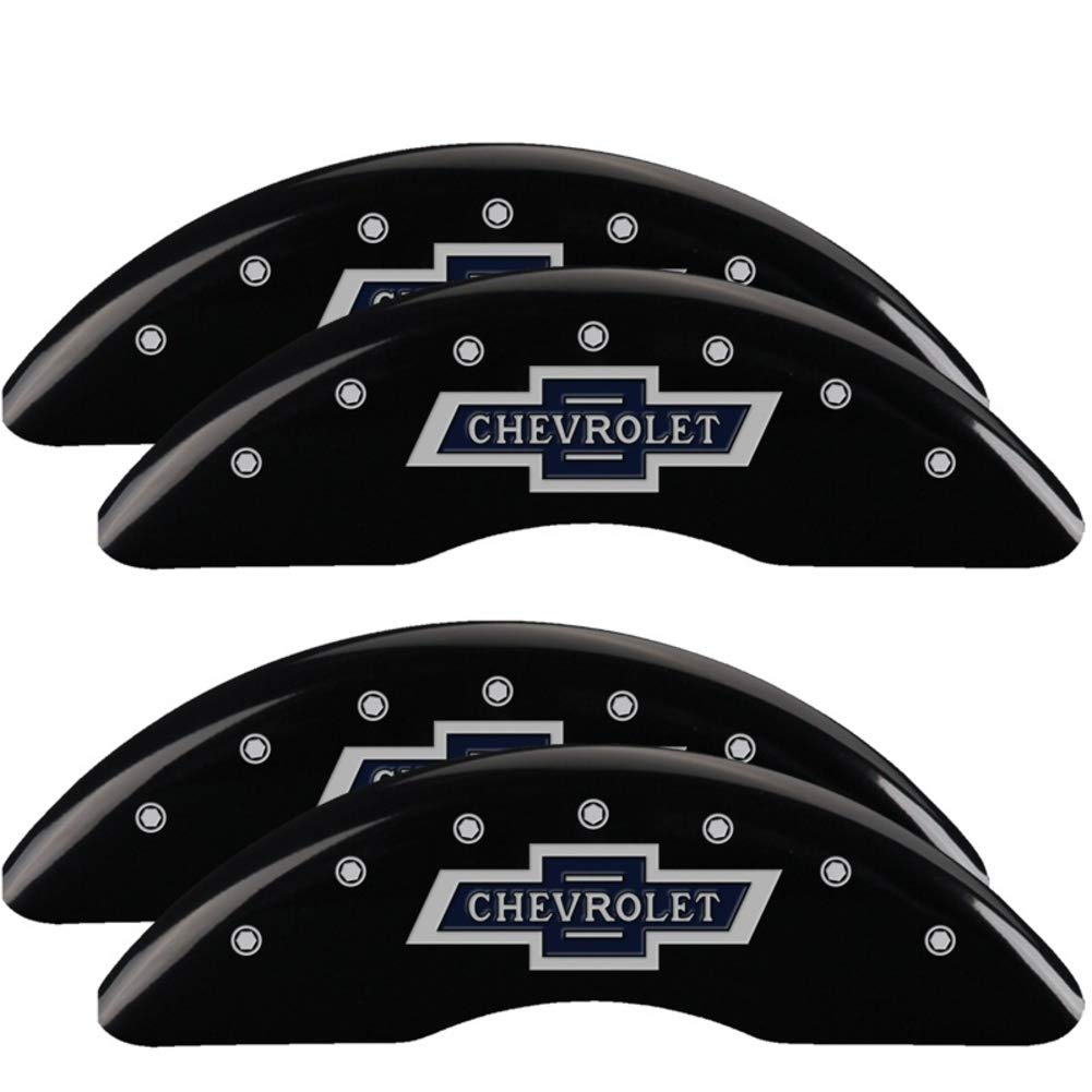 Chevrolet 100 Anniversary Caliper Covers 14173Sbanbk: Black