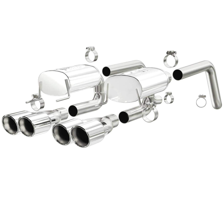 Performance MagnaFlow Exhaust System 15886: Axle-Back, Street Series, Compatible with 2005-2008 Chevrolet Corvette