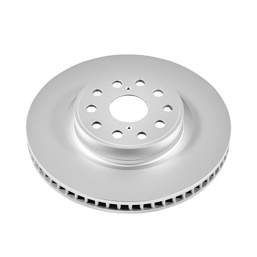 Power Stop JBR1304EVC Evolution Genuine Geomet® Coated Brake Rotor For Lexus LS460 2007-2017, Toyota Mirai 2021-2023 [Model Specific]