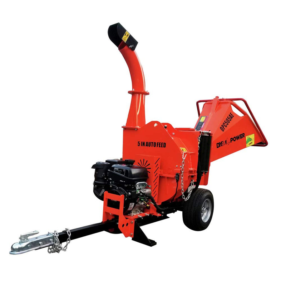 14 HP DK2 5-Inch 429 cc Hydraulic Auto-Feed Chipper Shredder with Electric Start