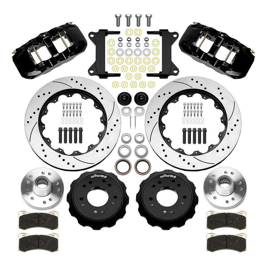AERO6 Big Brake Front Brake Kit Wilwood 140-15943-D, Drilled