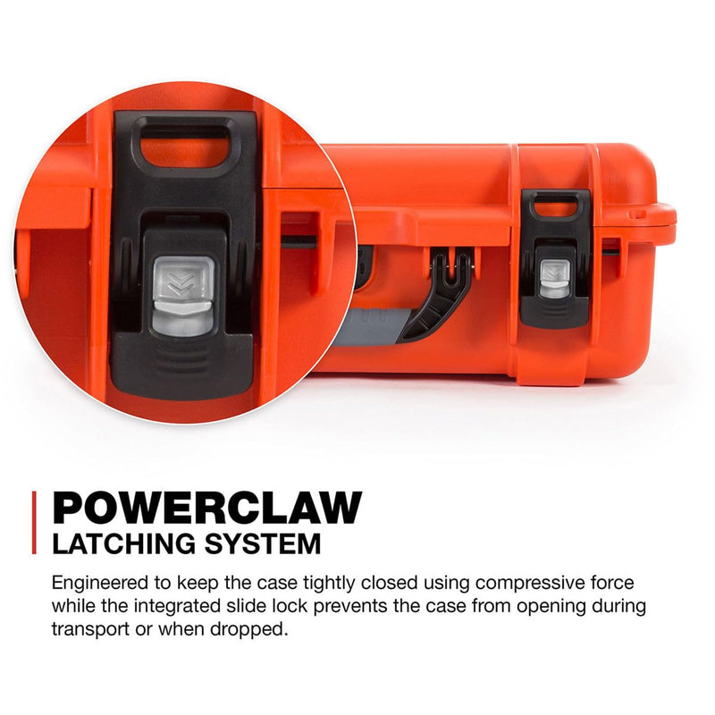 Nanuk Waterproof Hard Case 925 with Foam Insert for DJI Mavic 2 Pro|Zoom + Smart Controller, Crystalsky 5.5" or iPad - Orange