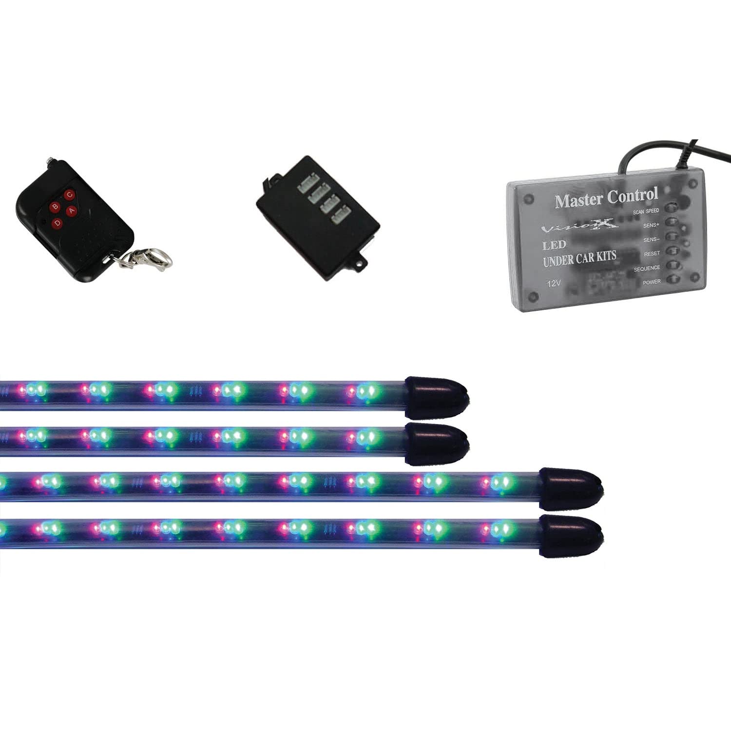 Vision X HIL-UMULTI Multi Color Flexible LED Under Car Kit Lighting