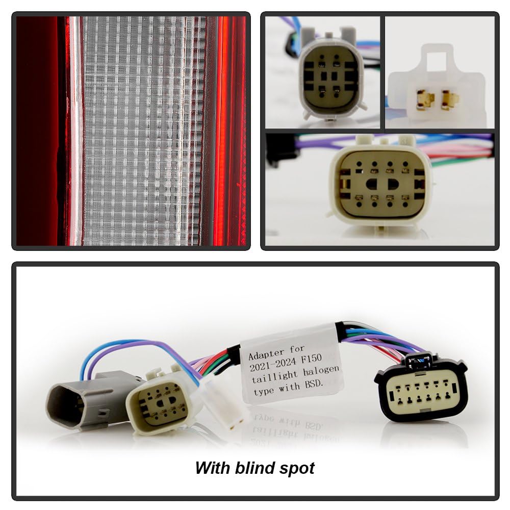Ford F150 Spyder (POE) 21-23 OE Plus (Fit Halogen Model Only) LED Tail Light - Black