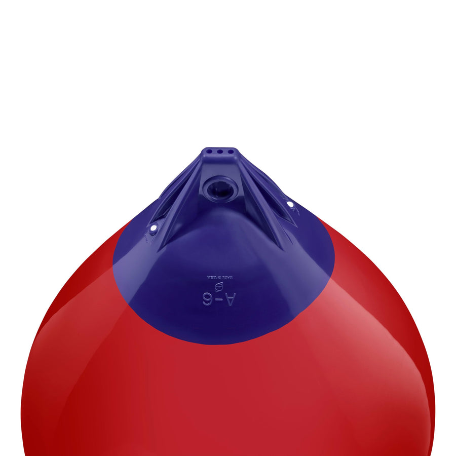 A-6 Polyform Standard Blue Ropehold Buoy - Classic Red