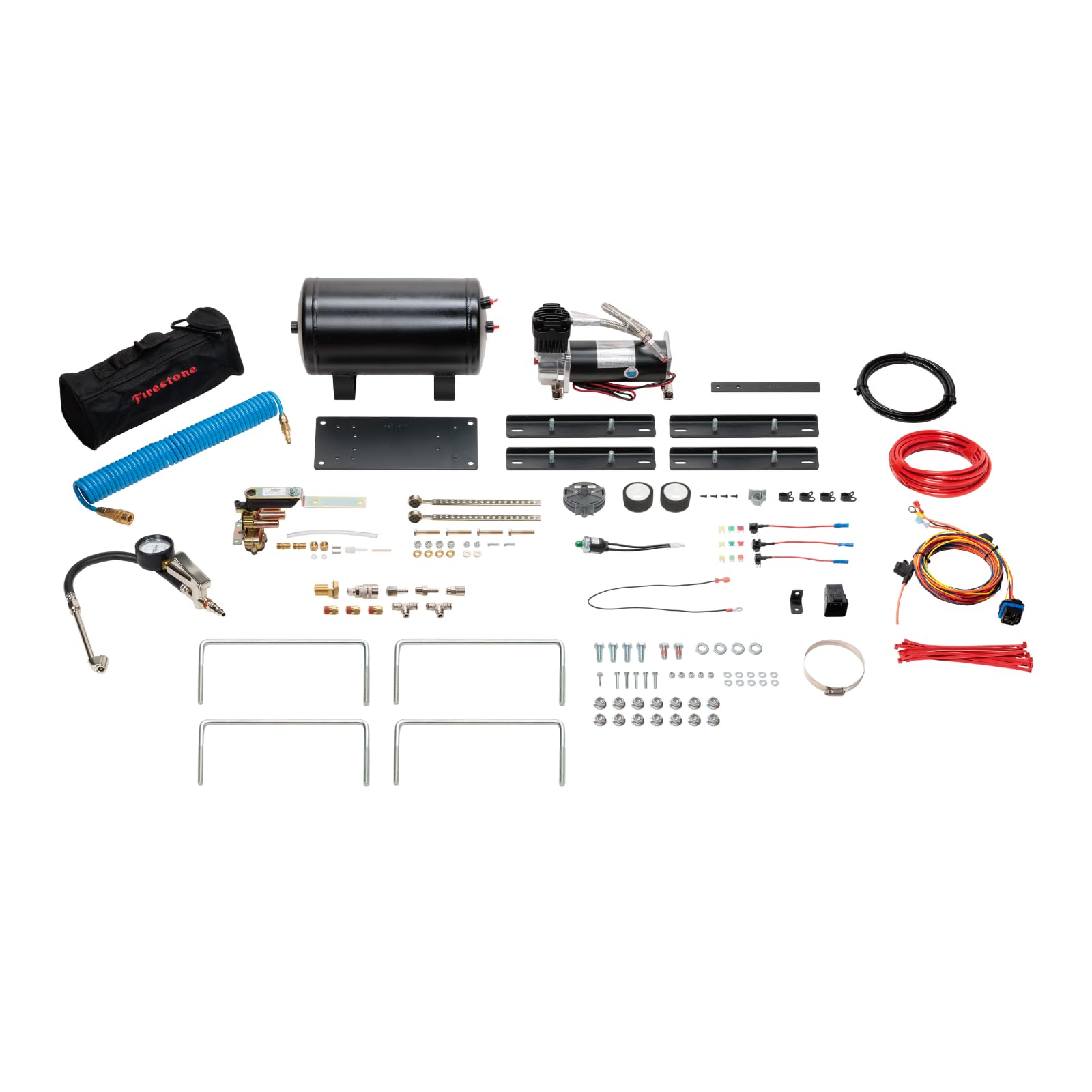 Firestone Air Command Airide 2950 Single Self Leveling Extreme Air Suspension Compressor System | 5-150 PSI | Includes No Drill Mounting Plate | Easy Installation
