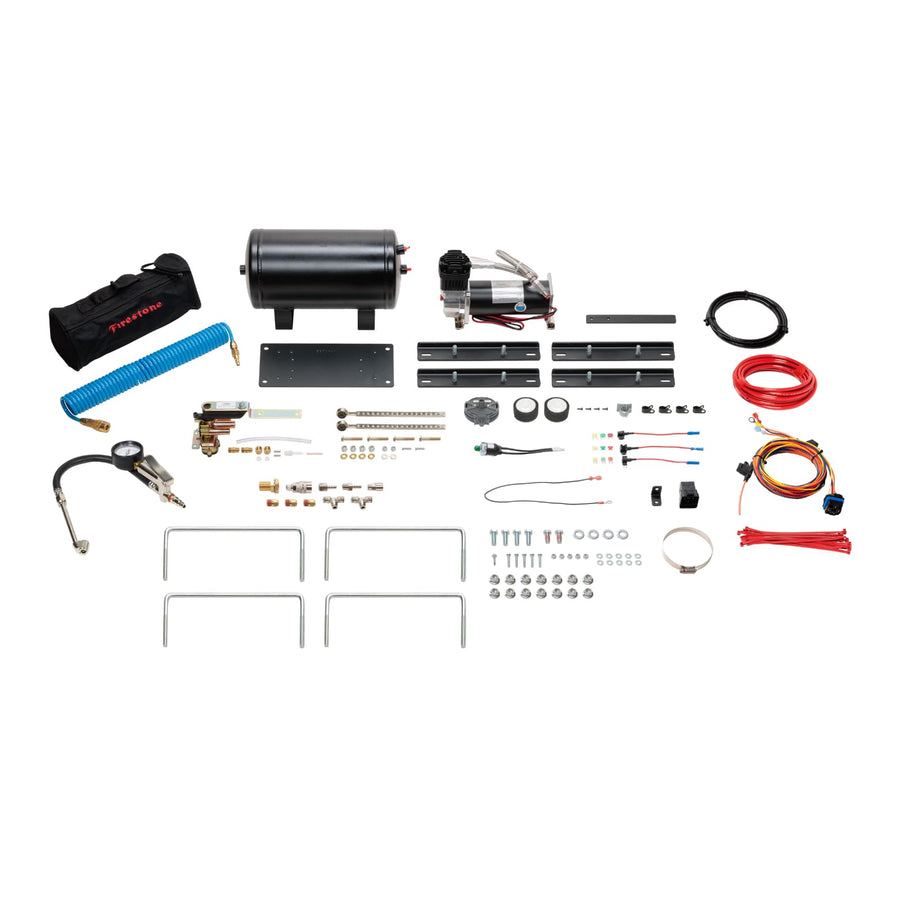 Firestone Air Command Airide 2950 Single Self Leveling Extreme Air Suspension Compressor System | 5-150 PSI | Includes No Drill Mounting Plate | Easy Installation
