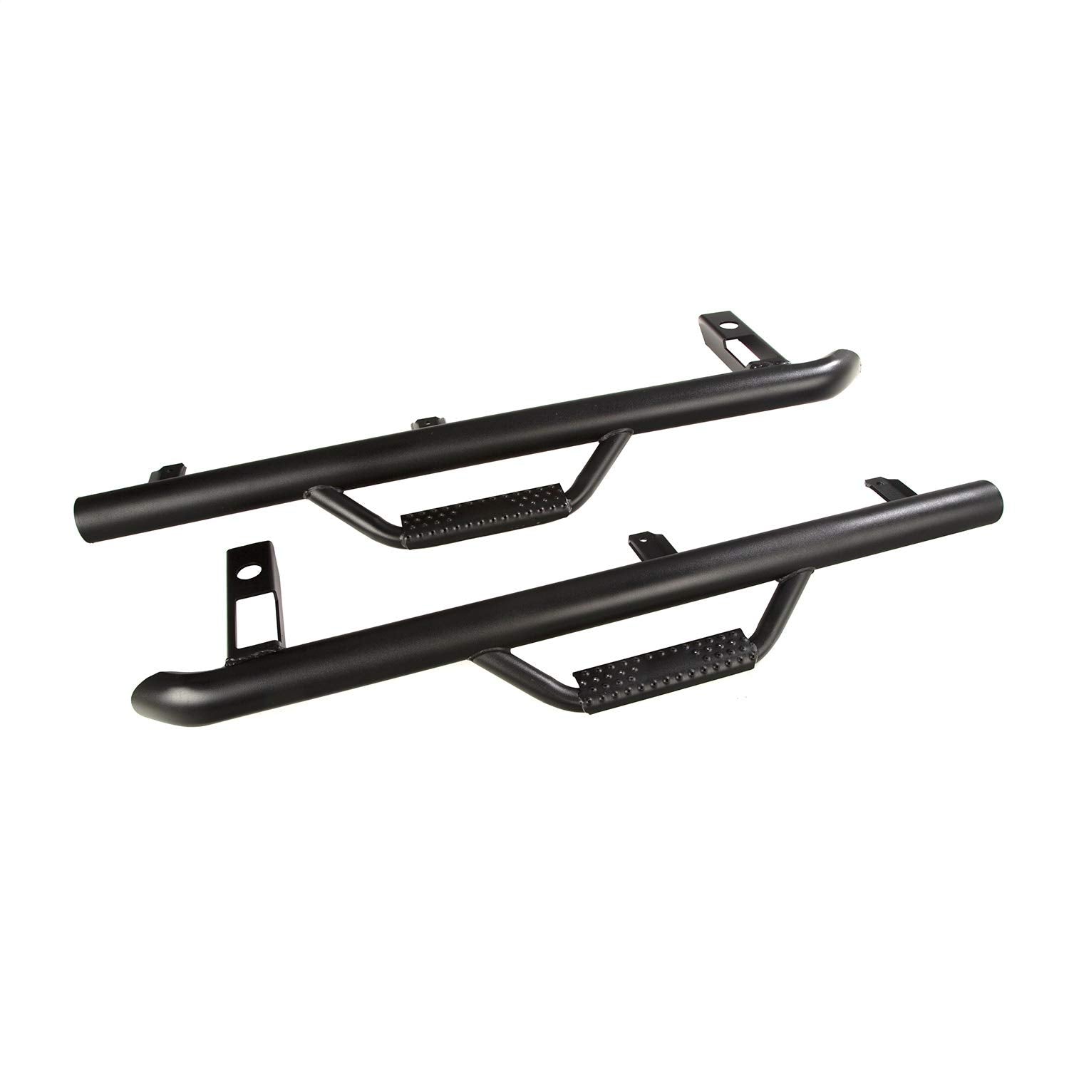 Spartan Nerf Bar Kit | Rugged Ridge, Textured Black | 11596.11 | Fits 1997-2006 Jeep Wrangler TJ