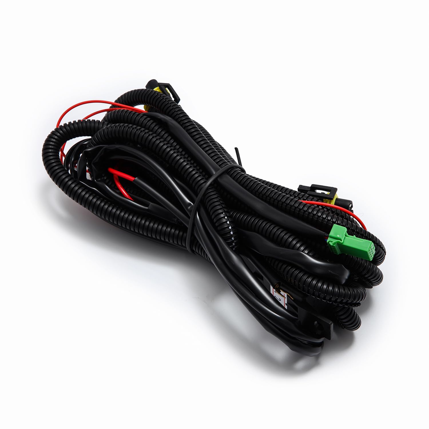 Bezel & Wiring Kit AlphaRex For 12-15 Toyota Tacoma - Black