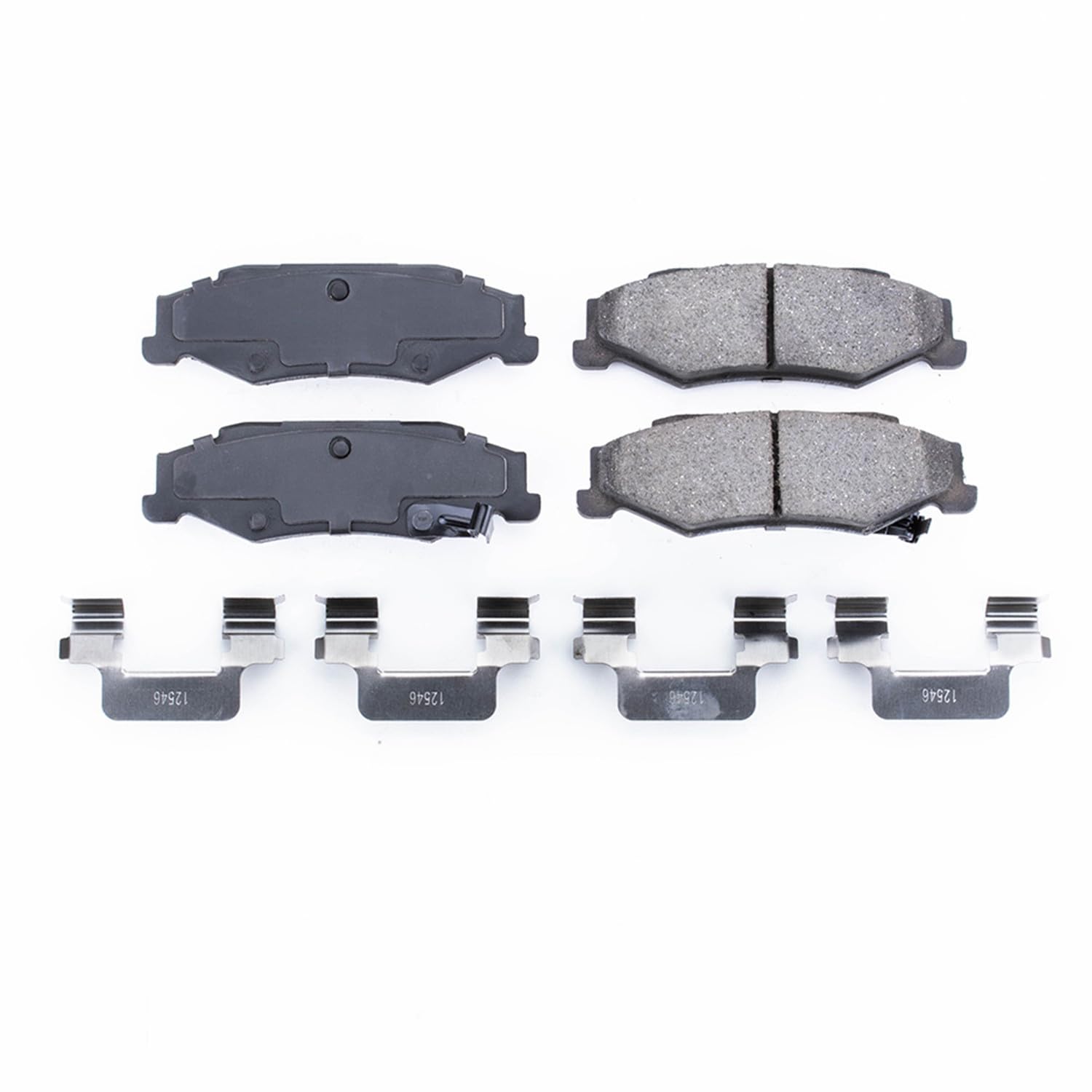 Power Stop Rear Brake Kit For Chevrolet Corvette 1997-13 | Cadillac XLR 2004-09 - Ceramic Brake Pads With Installation Hardware, 17-732