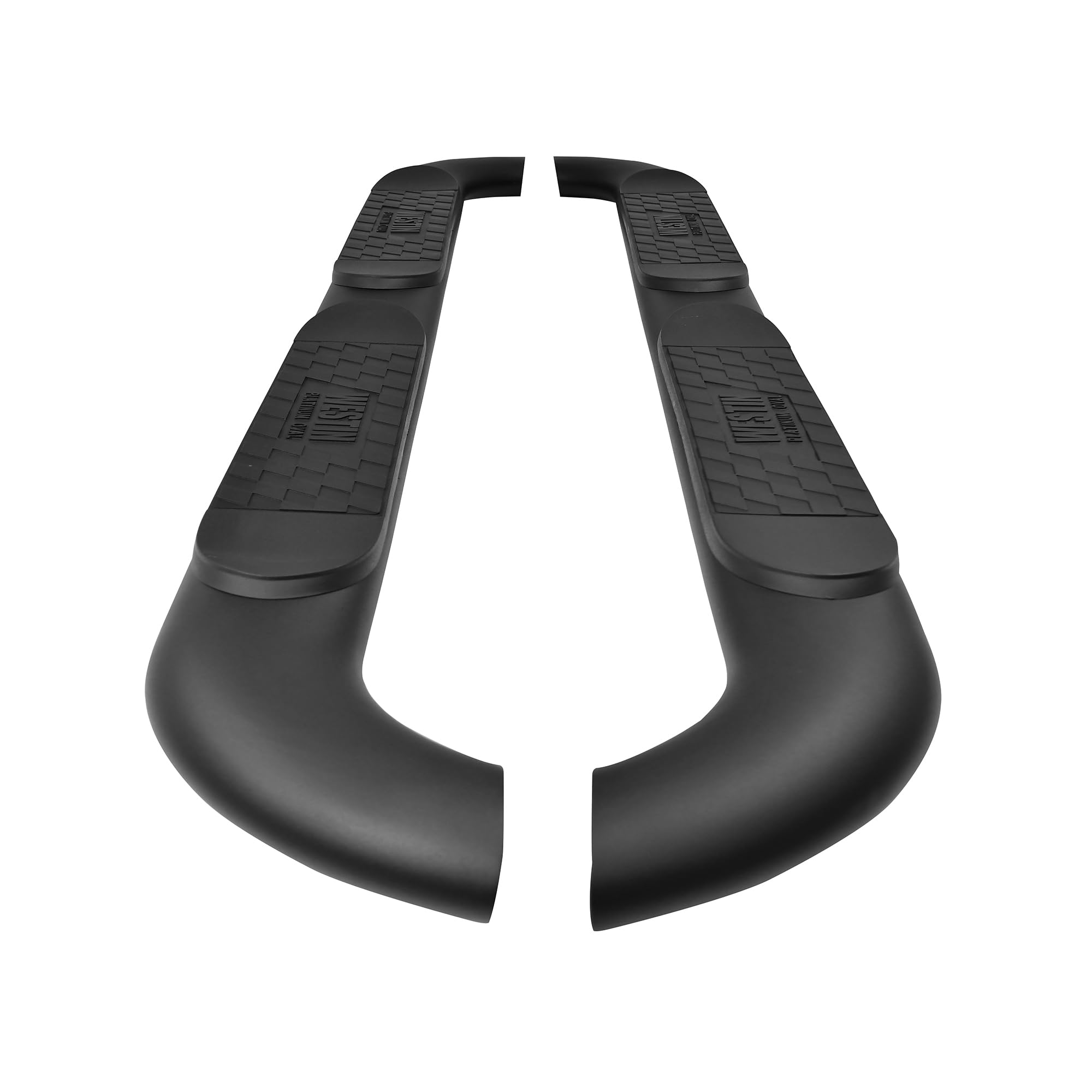 Westin Platinum 4 Oval Nerf Bars 21-4065 fits 2018-2025 Wrangler JL Unlimited 4Door Black Pair