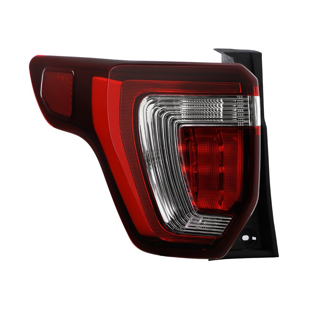 Ford Explorer Sport Spyder (POE) 16-19 (LED Brake Parking Also Fit 11-15) Halogen (Signal Backup) Tail Light - OE Left