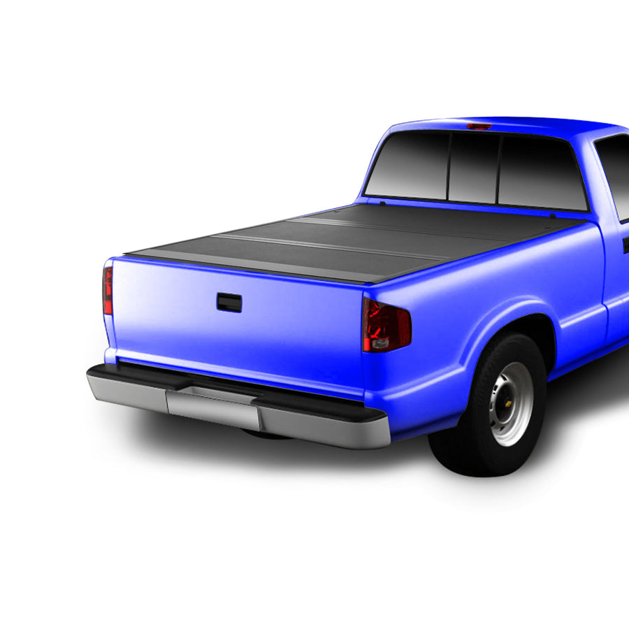 CoveRex TFX Series Armordillo USA Low Profile Hard Tri-Fold Truck Bed Tonneau Cover Fits 1994-2003 Chevy S10 GMC S15 Sonoma / 1996-2000 Isuzu Hombre 6 Ft (72") Bed