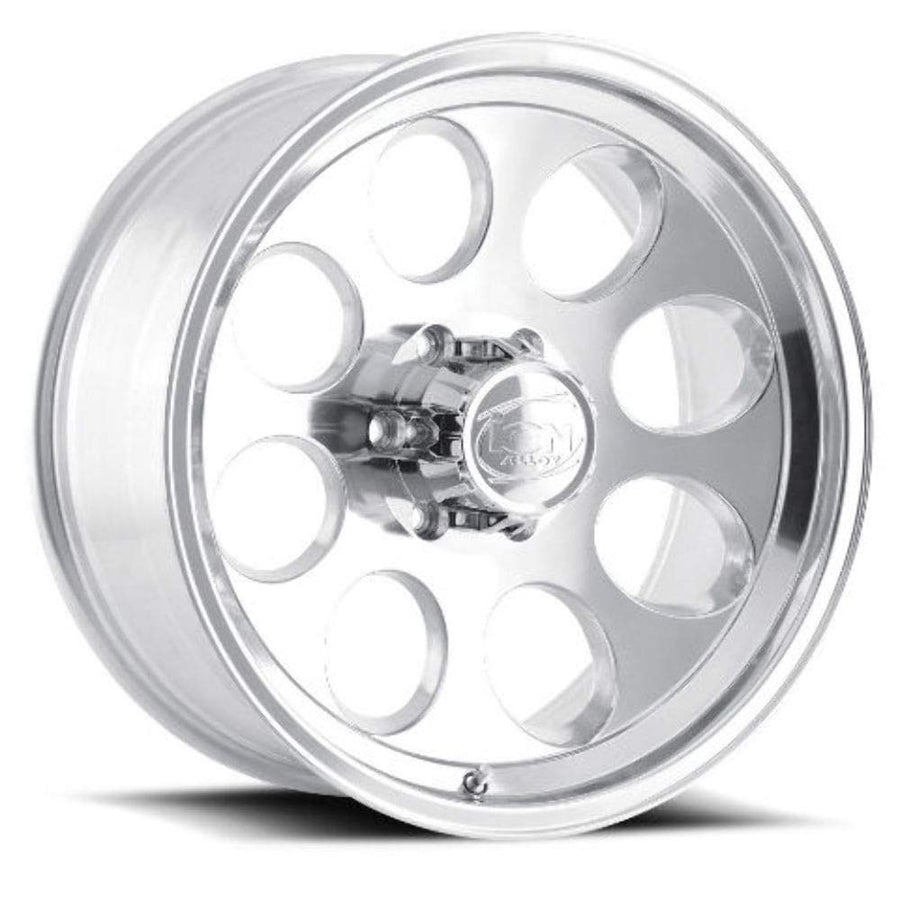Ion Alloy Wheels 171 17x9.0 Wheel 0mm ACORN Lug Type 6x139.7 POLISHED POLISHED