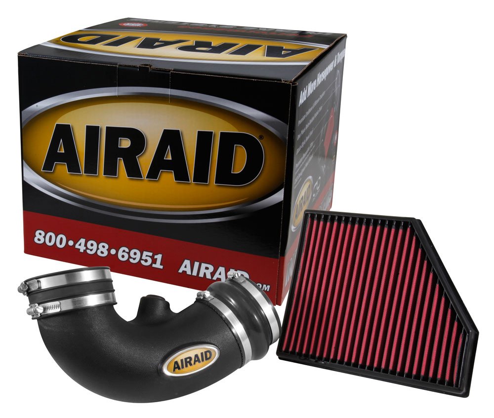 AIRAID Cold Air Intake System: K&N by Increased Horsepower, Dry Synthetic Filter: Compatible with 2016-2020 CHEVROLET (Camaro SS) AIR-251-701
